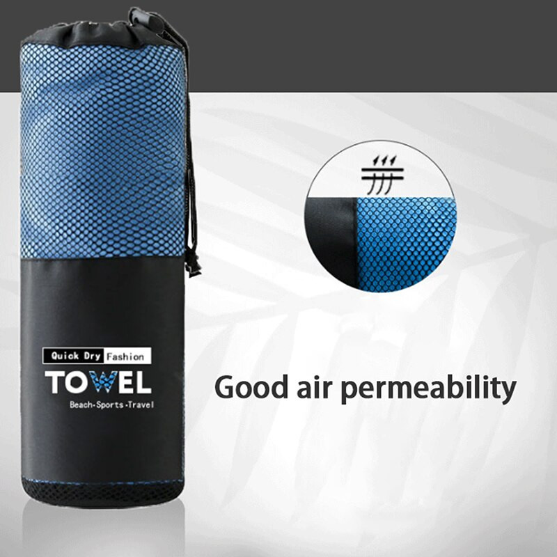 Mikroszálas törölköző Sportfürdő Tornaterem Gyors száradás Utazás Úszó Kemping Beach