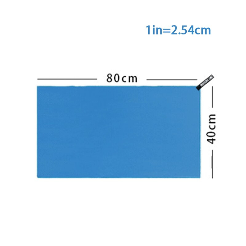 Mikroszálas törölköző Sportfürdő Tornaterem Gyors száradás Utazás Úszó Kemping Beach