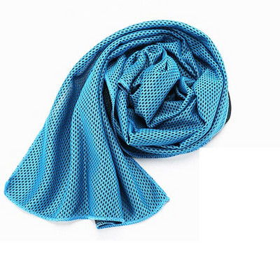 Prosop sport rece, culoare uni, cu uscare rapidă, sală de gimnastică, yoga, alergare în aer liber, baschet, badminton, prosop portabil care absoarbe transpirația 30*80cm