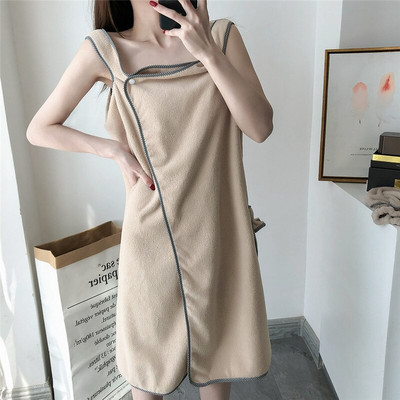 Hordható női fürdőlepedő szoknya nedvszívó fürdőruha szauna gyógyfürdő testköntös otthoni zuhanysapka törölközők fürdőszobai ajándék hölgyeknek