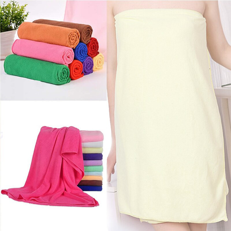 70x140cm Prosoape de baie din fibre superfine Halat de baie jacquard solid pentru femei, purtabil cu uscare rapidă, pentru sală de gimnastică, yoga, prosop mare absorbant