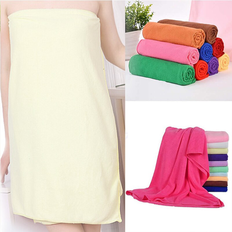 70x140cm Prosoape de baie din fibre superfine Halat de baie jacquard solid pentru femei, purtabil cu uscare rapidă, pentru sală de gimnastică, yoga, prosop mare absorbant