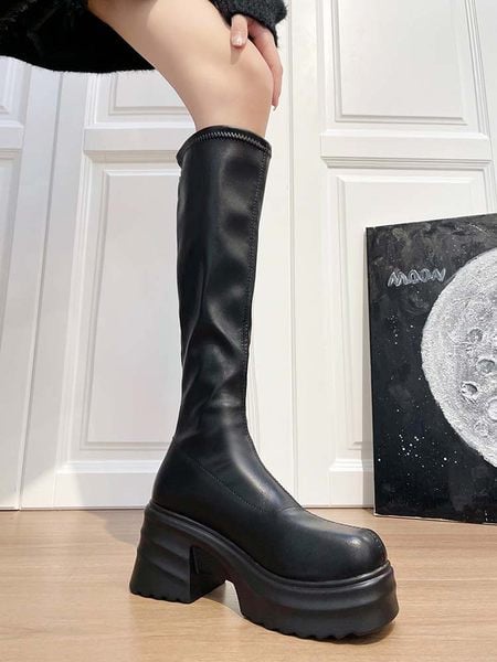 Moderne ženske čizme dva modela sa visokim đonom 7cm