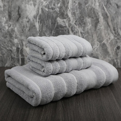 100% puuvillane vannirätikute komplekt Pehmed vannirätikud Suure imavusega vannitoarätikud täiskasvanutele Ühevärvilised pesulapid käterätikud