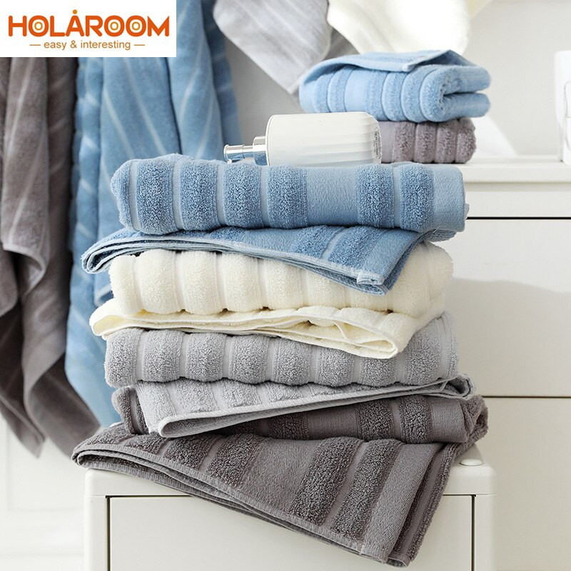 100% puuvillane vannirätikute komplekt Pehmed vannirätikud Suure imavusega vannitoarätikud täiskasvanutele Ühevärvilised pesulapid käterätikud