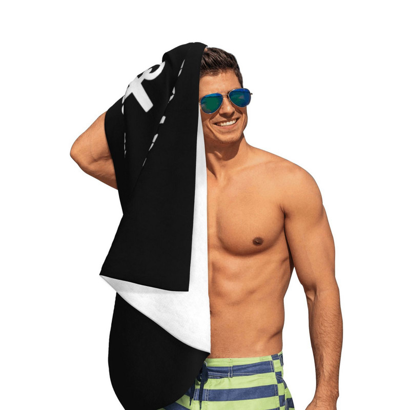 Fekete tengeri háztartási törölköző fürdőszobai melegvizes szauna szállodai fürdőlepedő nagy mikroszálas törölköző fürdéshez 70*140 strandtörölköző