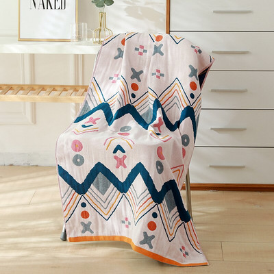 Prosop de baie din bumbac Prosop mare, desene animate cu animale florale pentru adulti din tifon de bumbac moale Prosop de baie pentru casa 70 X 140 Cm Uscare rapida