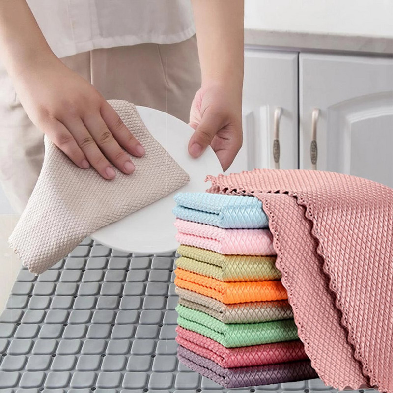 Veiksminga mikropluošto žuvų svarstyklių šluostė.