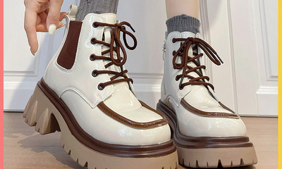 Moteriški batai iš eko odos - su raišteliais