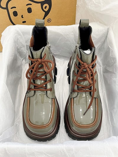 Moteriški batai iš eko odos - su raišteliais