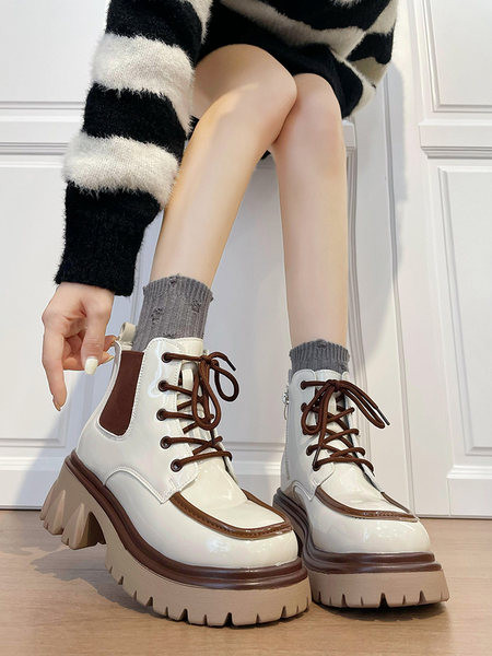 Moteriški batai iš eko odos - su raišteliais