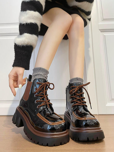 Moteriški batai iš eko odos - su raišteliais