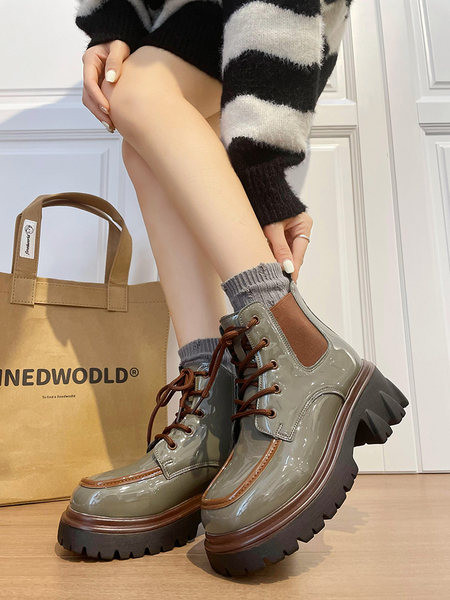 Moteriški batai iš eko odos - su raišteliais