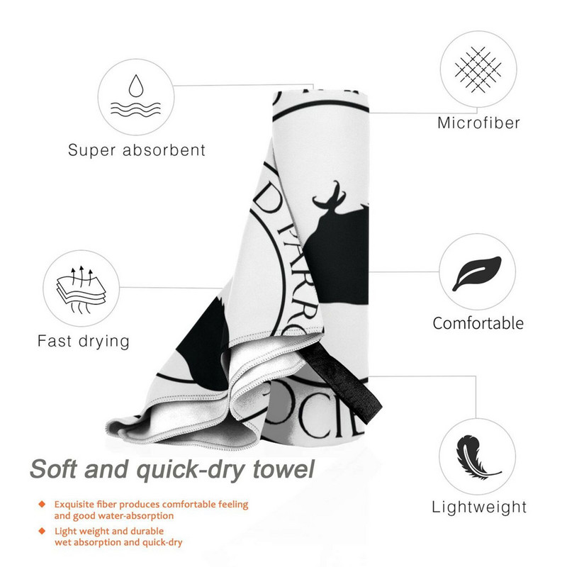 Dead Parrots Society Quick Dry Towel Gym Sport Bath Portable Monty Python Parrot Sketch Film Tv Movie Quote Logo Chapman