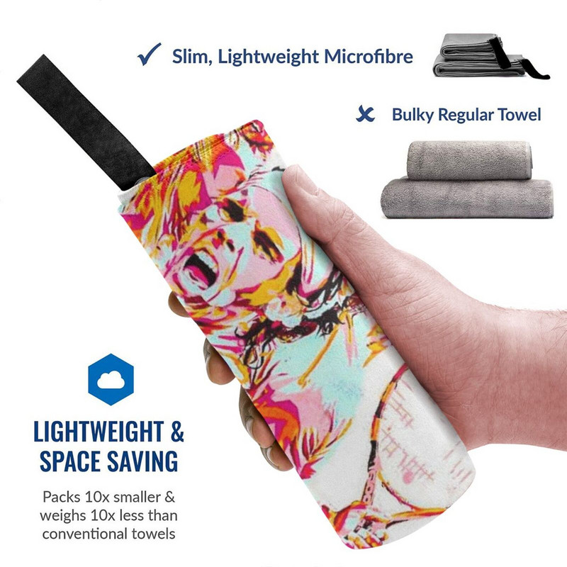 Mască Rafael Nadal Prosop uscat rapid Sală de sport Baie sportivă Portabil Atp Tenis Pro Rafanadal Rafael Nadal Sport Colorat Abstract Moale