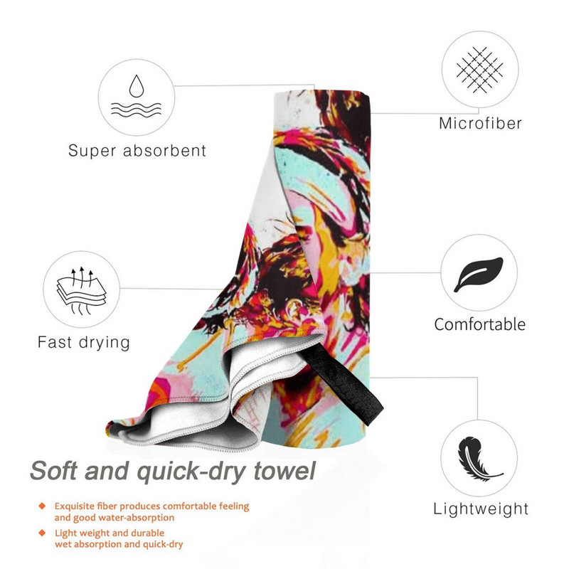 Mască Rafael Nadal Prosop uscat rapid Sală de sport Baie sportivă Portabil Atp Tenis Pro Rafanadal Rafael Nadal Sport Colorat Abstract Moale