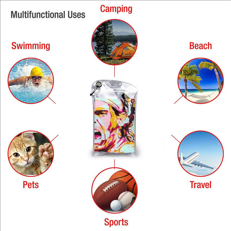 Mască Rafael Nadal Prosop uscat rapid Sală de sport Baie sportivă Portabil Atp Tenis Pro Rafanadal Rafael Nadal Sport Colorat Abstract Moale