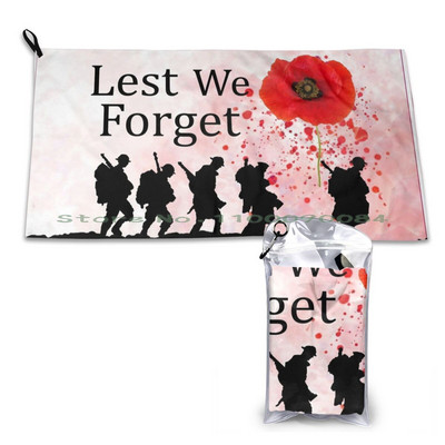 Lest We Forget Masks Quick Dry Towel Gym Sports Bath Portable The Uk Lest We Forget Remembrance Day Poppy Poppies Sunday Anzac