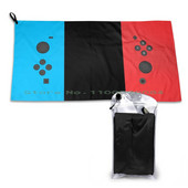 Switch Blue Red Gamer Design Gyors száraz törölköző Tornaterem Sportfürdő Hordozható Switch Játékok Gaming Gamer Kék Piros Konzol Szuper The