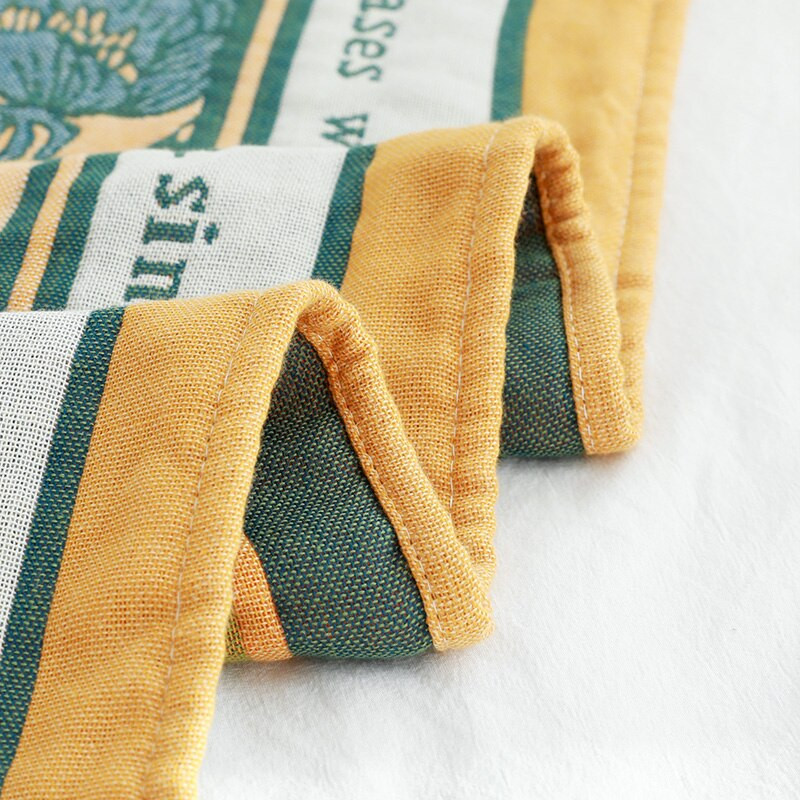 100% bumbac prosop de baie din tifon cu cinci straturi model de broderie de flori prosop absorbant de baie prosoape de mână acasă prosop de plajă