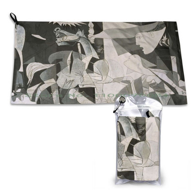 Guernica Prosop cu uscare rapidă Sală de sport Baie sportivă Portable Juego Naturaleza Arbol Bosque Frută Colores Planta Obra De Artista Bodegon