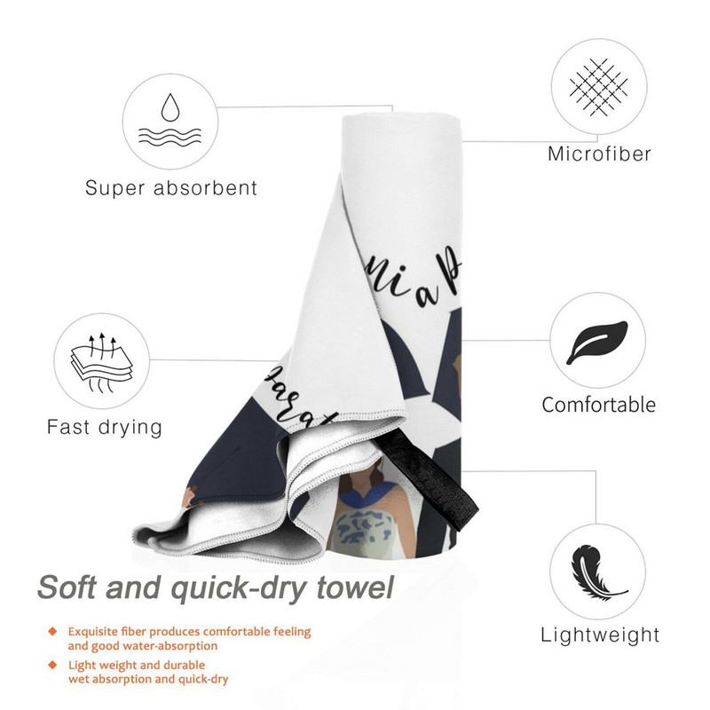 In Omnia Paratus Quick Dry Towel Gym Sports Bath Portable In Omnia Paratus Rory Gilmore Logan Huntzberger Rory Logan If You