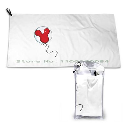 Happy Red Balloon Quick Dry Towel Gym Sports Bath Portable 6 Feet Apart 2 Meter Distancing 6 Feet Distance 6 Feet Social