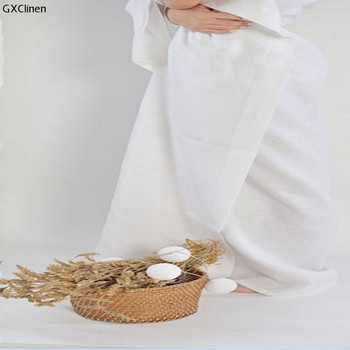 Изпрано спално бельо Бяла кърпа Възрастни Деца Естествени европейски омекотени ленени кърпи за баня 20% абсорбираща кърпа за лице Кърпа за сауна