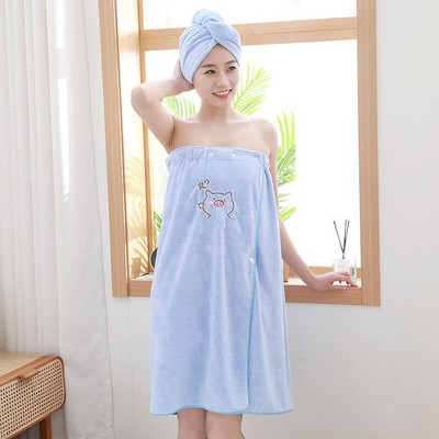 2kom/komplet Brzo sušeći ručnički ogrtač Kupaonski ručnik od mekanih mikrofibera Magic Upijajući ogrtač za plažu Ručnici za kupanje Ručnik za kupanje