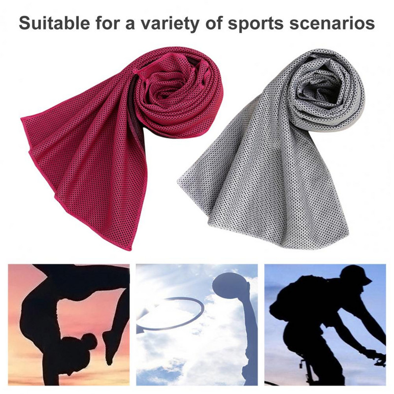 Fibră superfină, practică, pentru camping, fitness, alergare, pentru răcire cu gheață, prosop practic pentru yoga, uscare rapidă pentru dormitor