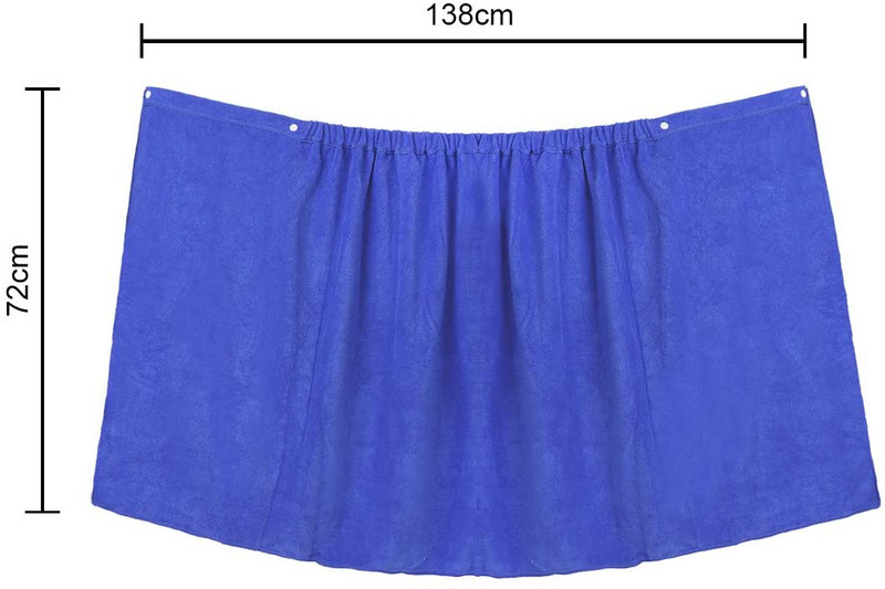 Pătură de duș pentru bărbați, din microfibră, prosop de baie, cu buzunar, pătură de gimnastică, halat de baie, halat de baie pentru băieți.