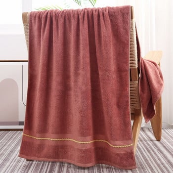 Хавлиена кърпа от бамбукови влакна, удебелена без власинки, мека и абсорбираща бебешки подарък хавлиена кърпа за домашен хотелски салон за красота 500g