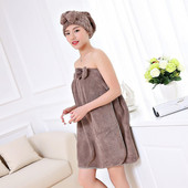 Imav naiste mähiskäterätik Spa mähised juukserätik kehamähis reguleeritava sulguriga hommikumantel magamisriided dušš koos juuksekuivatuskorgiga