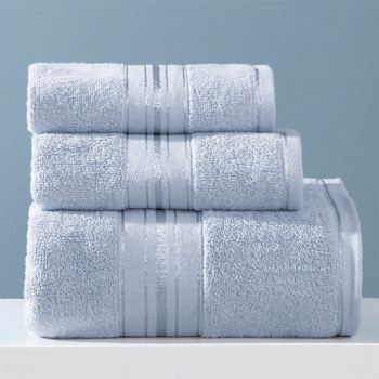 100% памучни комплекти кърпи за баня Меки водопоглъщащи кърпи за баня за възрастни Комплект от три части