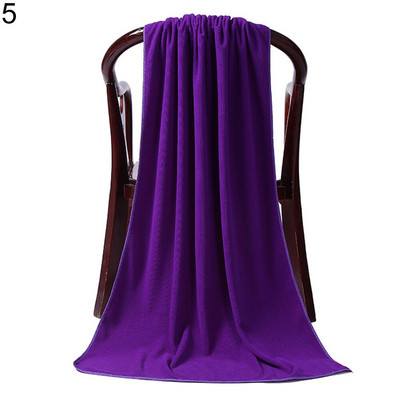 80 x 180 cm Didelis sugeriantis mikropluošto džiovinimo paplūdimio plaukimo sportinis rankšluosčių paklodės Namų tekstilė Didelis rankšluostis, sporto priedai