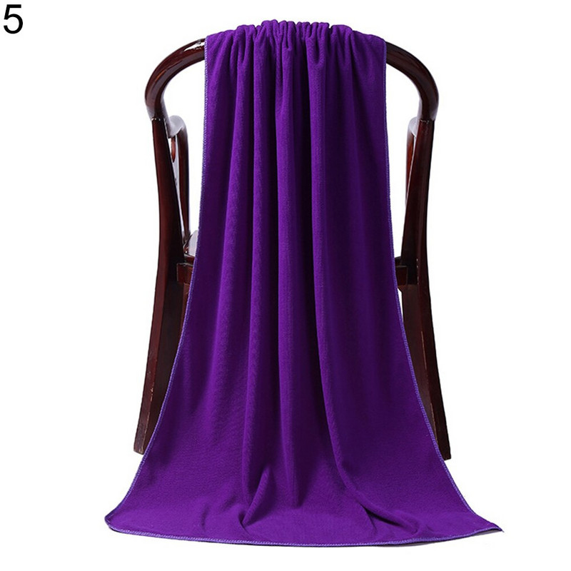 80 x 180 cm Didelis sugeriantis mikropluošto džiovinimo paplūdimio plaukimo sportinis rankšluosčių paklodės Namų tekstilė Didelis rankšluostis, sporto priedai