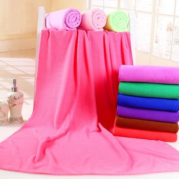 Микрофибърна кърпа за лице Абсорбиращи кърпи Мека удобна плажна кърпа за баня 1 бр. 70*140 см кърпи за баня за възрастни жени