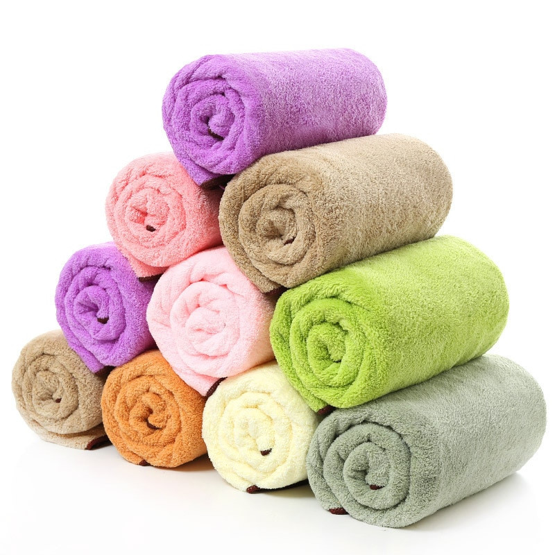 New Arrival Microfiber ύφασμα Μασίφ Coral Cashmere Πετσέτα μπάνιου Beauty Salon Sauna Spa Μπουρνούζια Απορροφητικές Πετσέτες θαλάσσης για ενήλικες