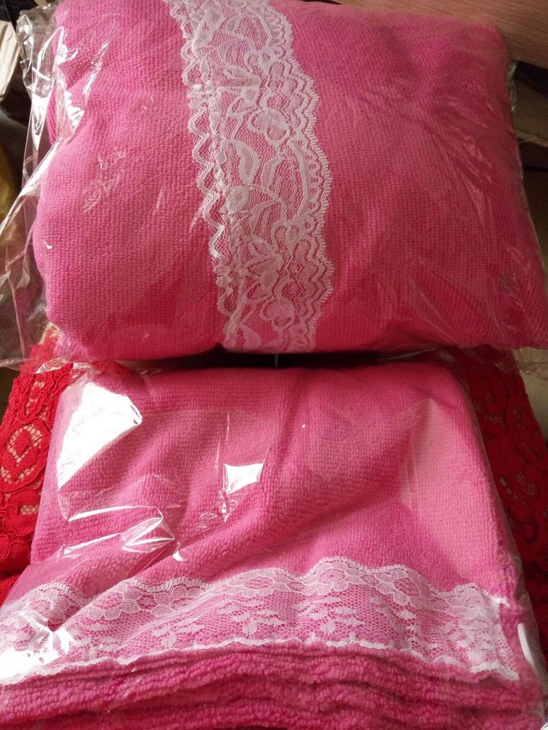 Lace Edge fürdőlepedő szett Spot mikroszálas szövet melltartó masni Magic Creative Lady fürdőszoknya Gyorsan száradó vastagon szuper nedvszívó