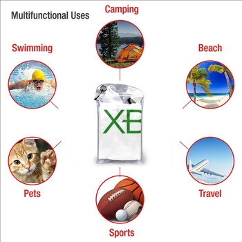 Λογότυπο Quick Dry Towel Gym Sports Bath Portable 1 X Gaming Μαλακό ιδρώτα που στεγνώνει γρήγορα Άνετη πετσέτα προσώπου Αρχική