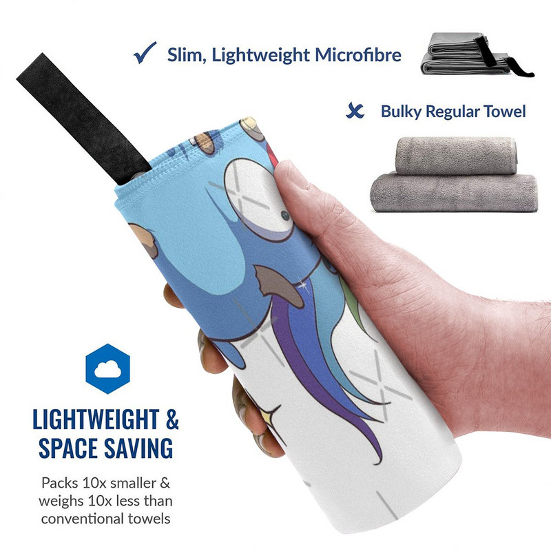 Golang Gopher Unicorn Prosoape de baie de plajă Prosop de baie de gimnastică Prosop pentru păr Prosop de baie de dimensiuni mari