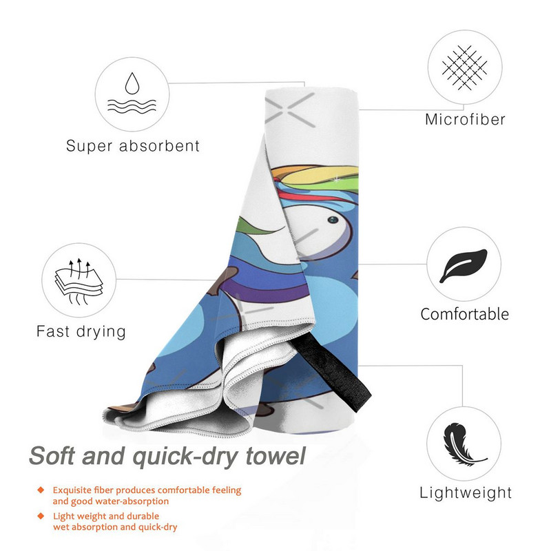 Golang Gopher Unicorn Prosoape de baie de plajă Prosop de baie de gimnastică Prosop pentru păr Prosop de baie de dimensiuni mari