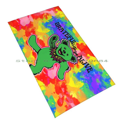 Grateful To Be Alive Tiedye Gyorsszáraz Törülköző Tornaterem Sportfürdő Hordozható őszi cuccok Őszi cuccok Juharlevél Puha Izzadságelnyelő