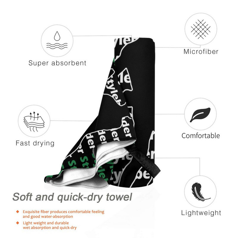 Stylebender Flag Gyorsszáraz Törülköző Tornaterem Sportfürdő Hordozható Színek Színpaletta Pantone Rainbow Variety Boldog csomó pasztell