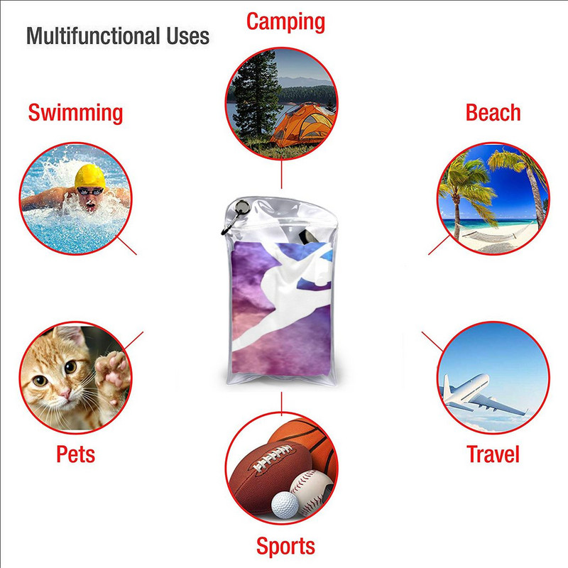 Gimnastas Rainbow Explosion Paplūdimio rankšluosčiai Viešbučių rankšluosčiai plaukams Dideli greitai džiūstantys rankšluosčiai