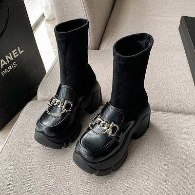 Moteriški eko zomšiniai aukštakulniai batai