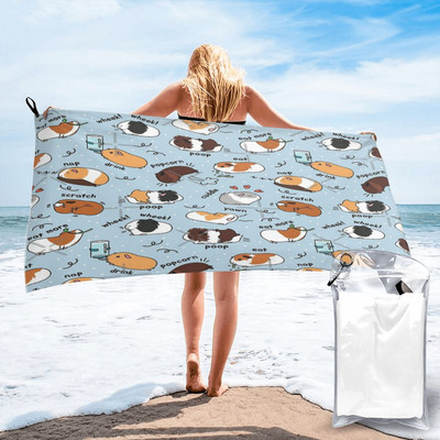 Cobai Lista zilnică de activități Prosoape de baie de plajă Prosop de gimnastică Prosop de bucătărie Prosop de pat pentru baie și masă Prosoape de baie pentru adulți