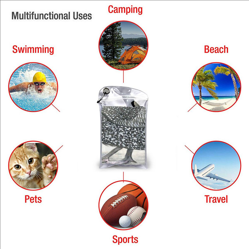 Bibilică de Guinea Prosoape de baie de plajă Prosoape de baie pliabile Kit de baie de lux Prosoape de plajă pentru mari