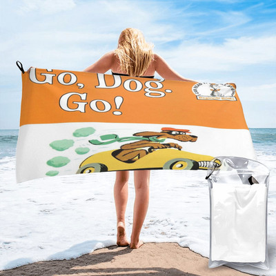 Go Dog Go Rannarätikud Hommikumantlid Kiiresti kuivav köögirätik Suured puuvillased vannirätikud