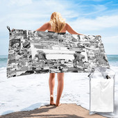 Haikyuu Manga Collage V2 Ručnici za kupanje na plaži Bandane Ručnik malog volumena za kosu Ručnik za ruke za kupaonicu